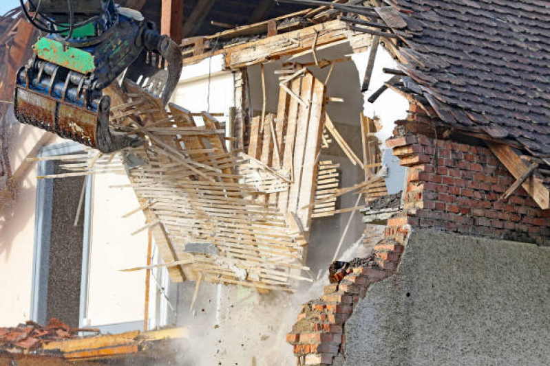Demolição para Construção Civil Valor Mairiporã - Demolição de Casa