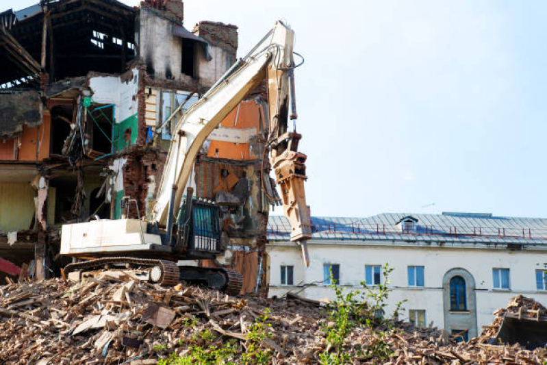 Empresa Que Faz Demolição para Construção Civil Nova Odessa - Demolição Mecânica Interior de São Paulo